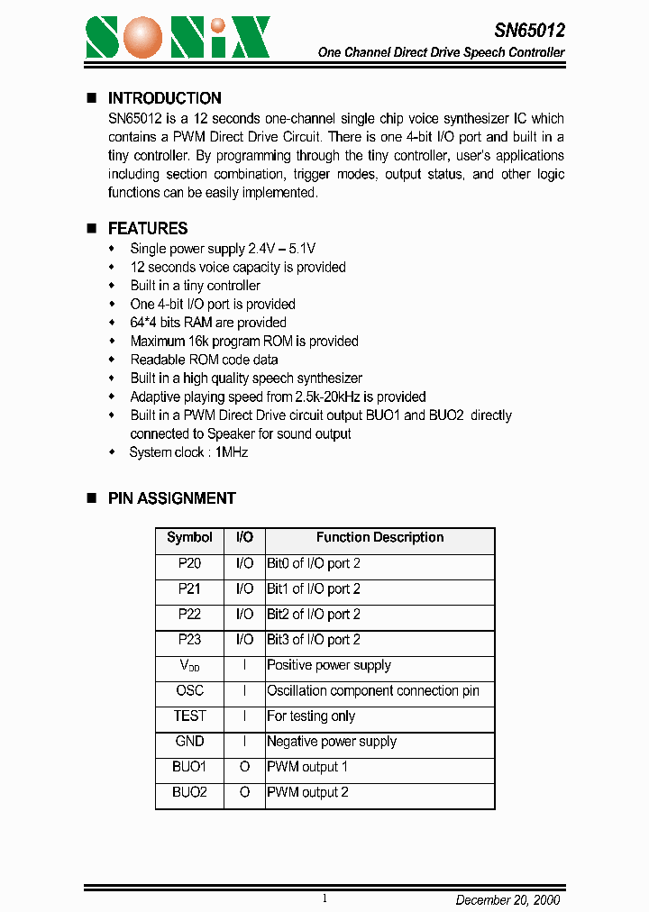 SN65012_527581.PDF Datasheet