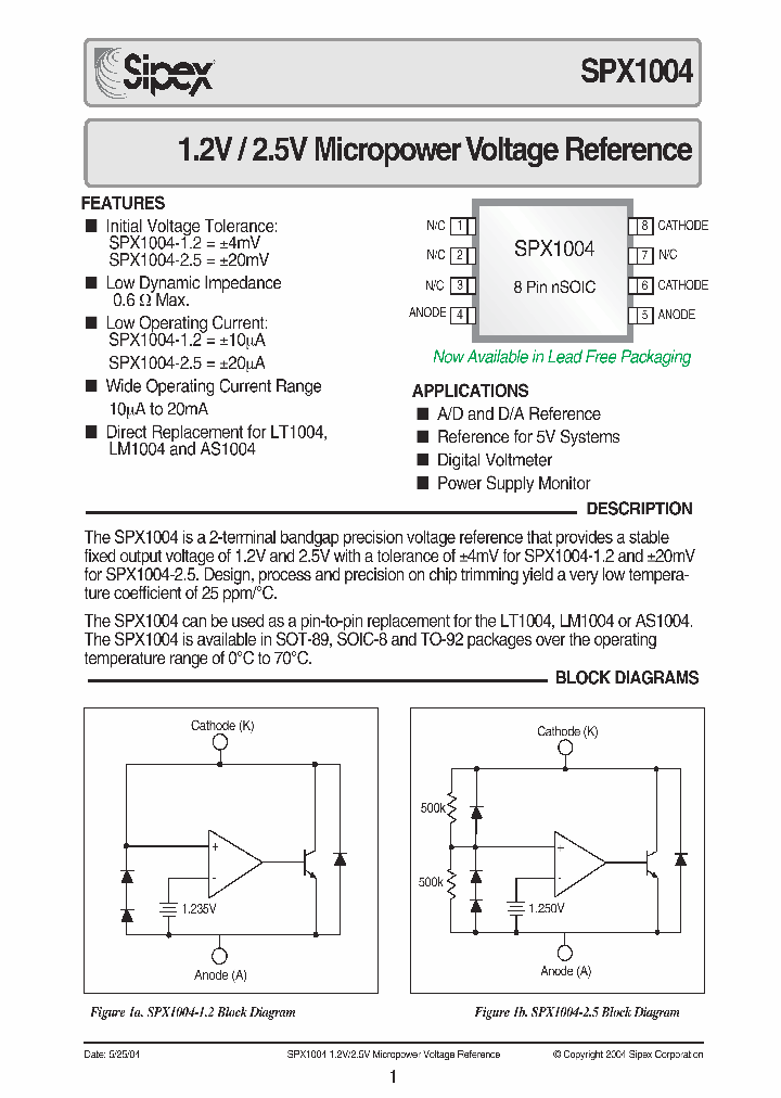 SPX1004_543041.PDF Datasheet