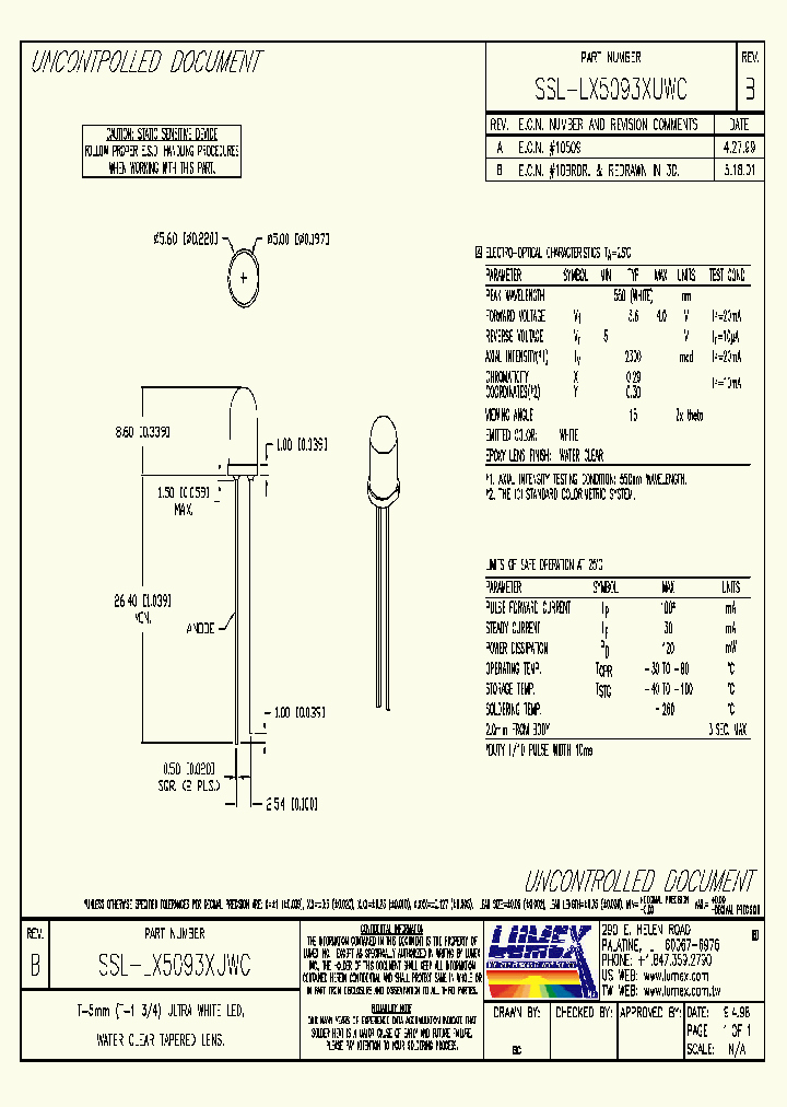 SSL-LX5093XUWC_557025.PDF Datasheet