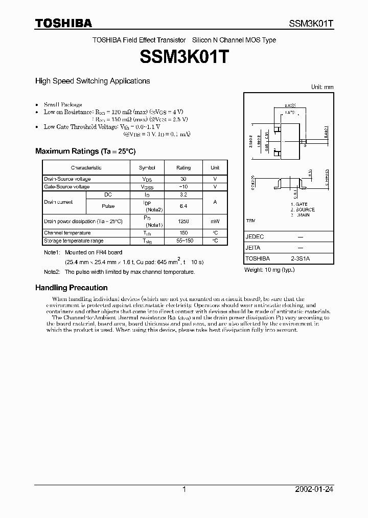 SSM3K01T_553151.PDF Datasheet