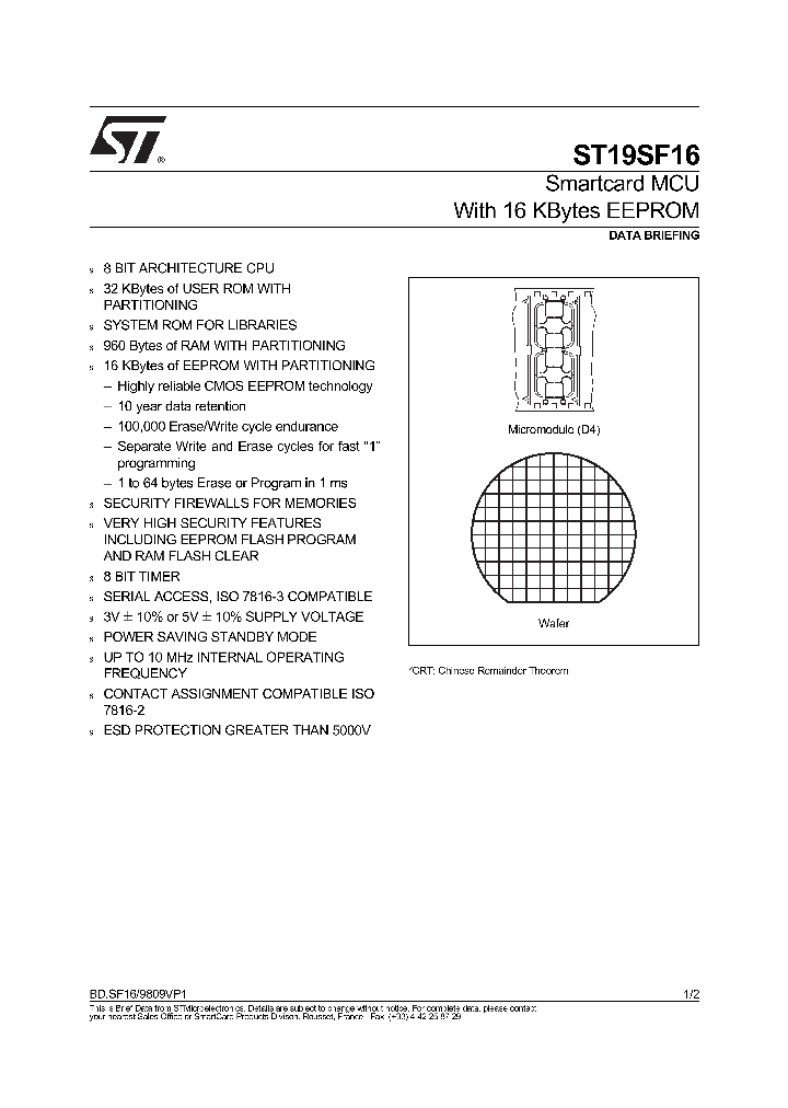 ST19SF16_511937.PDF Datasheet