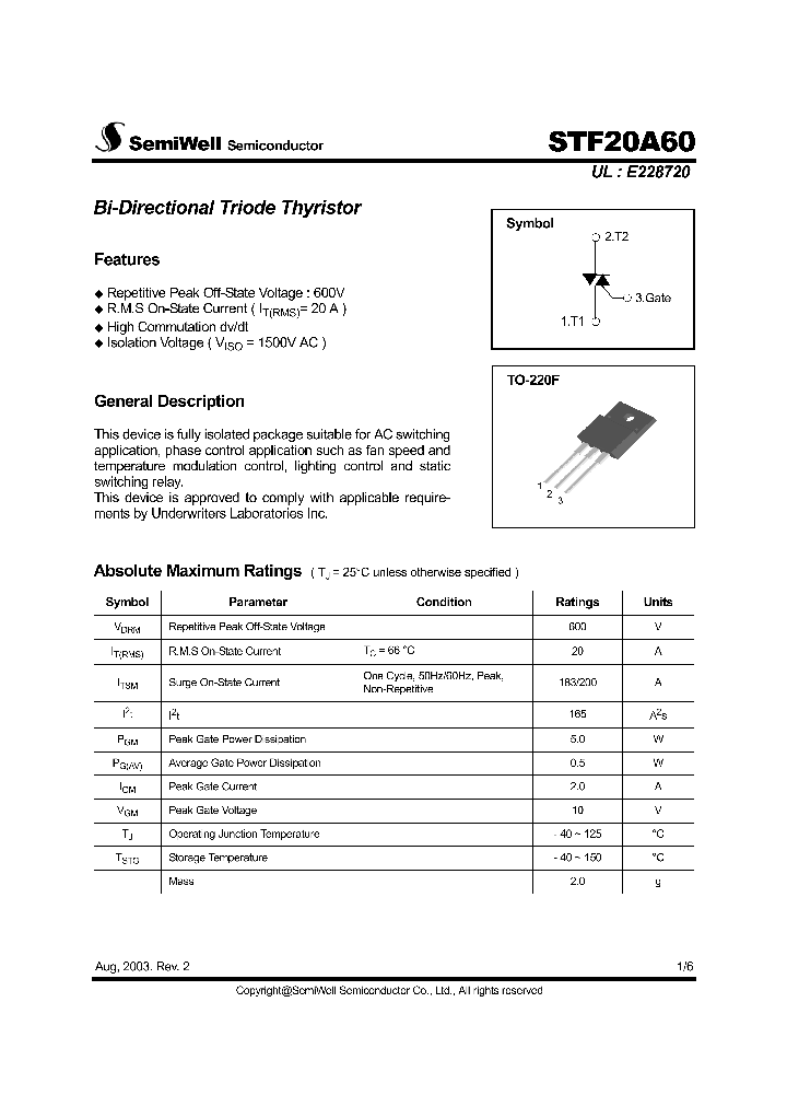 STF20A60_487631.PDF Datasheet