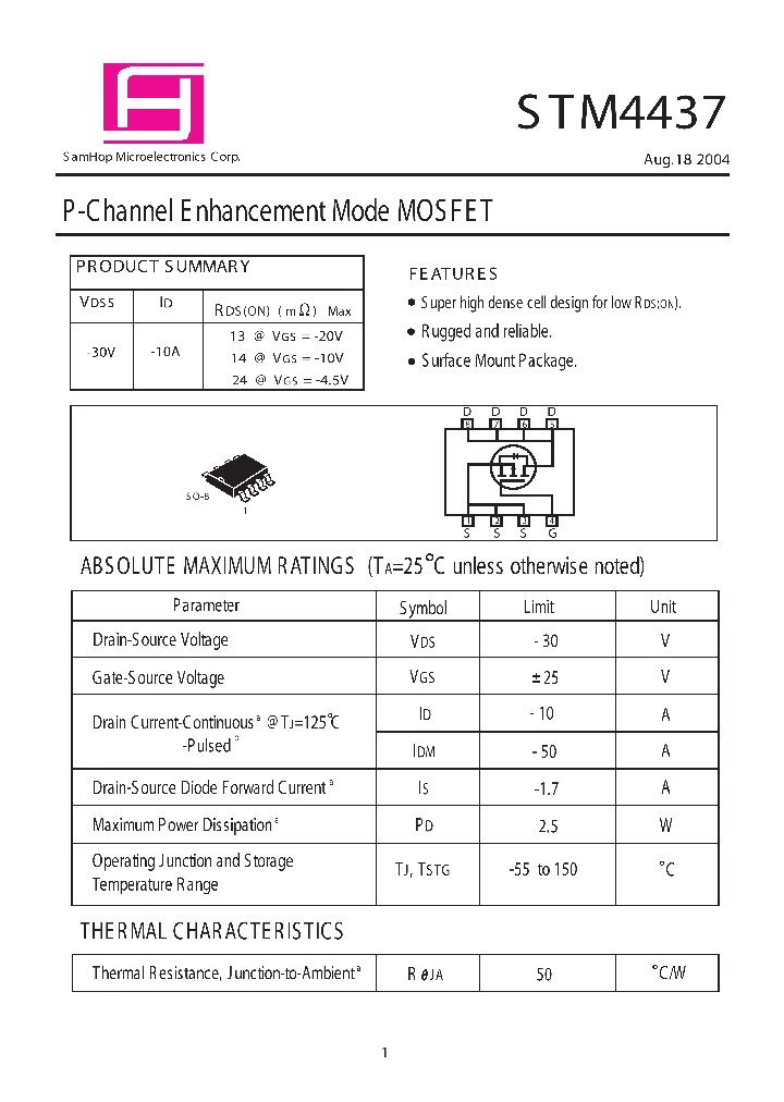 STM4437_498951.PDF Datasheet