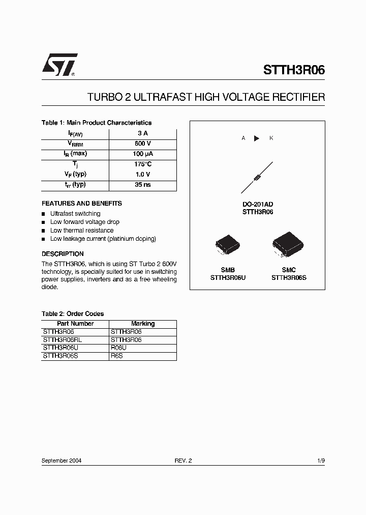STTH3R06_538223.PDF Datasheet
