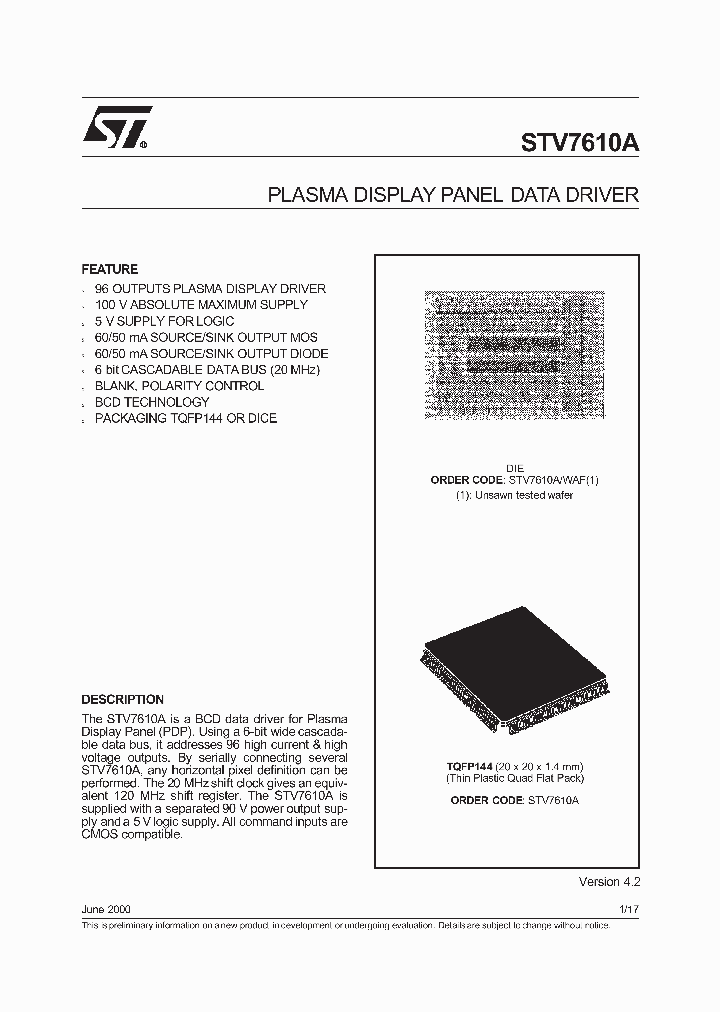 STV7610A_537027.PDF Datasheet