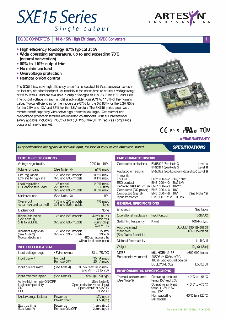SXE15-48S05_530765.PDF Datasheet