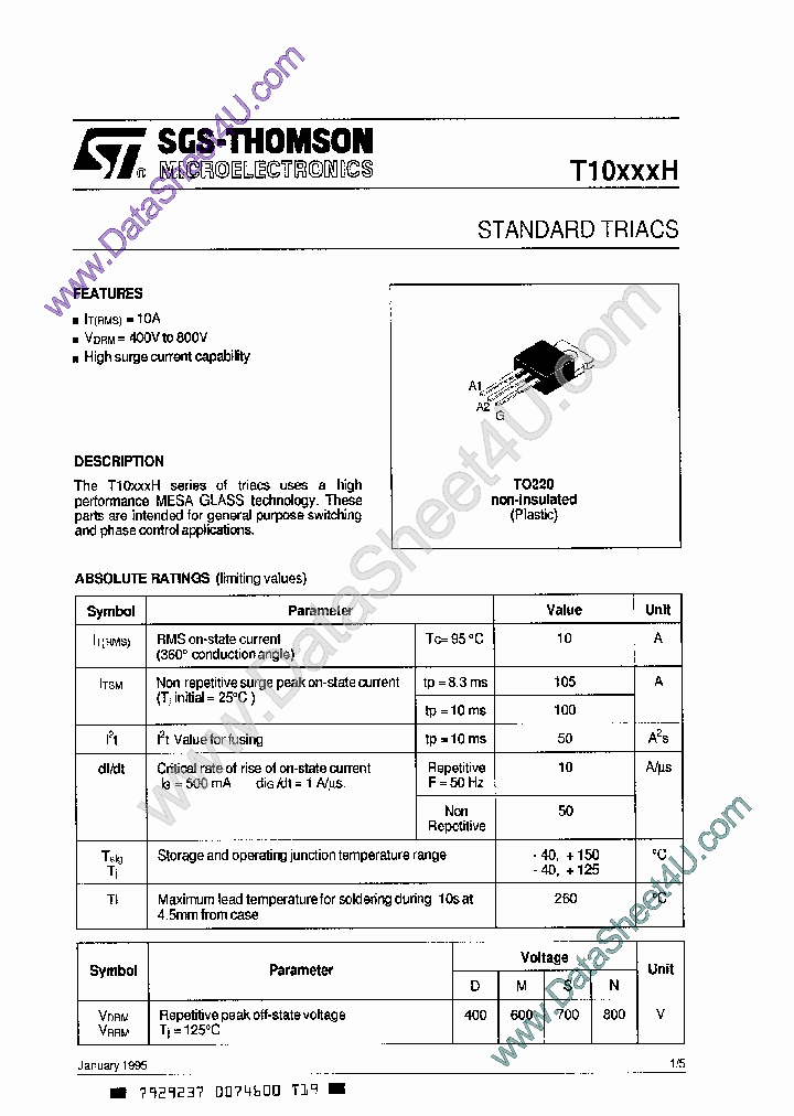 T1010DH_551062.PDF Datasheet