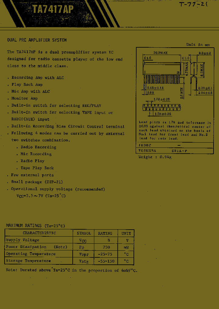 TA7417AP_502684.PDF Datasheet