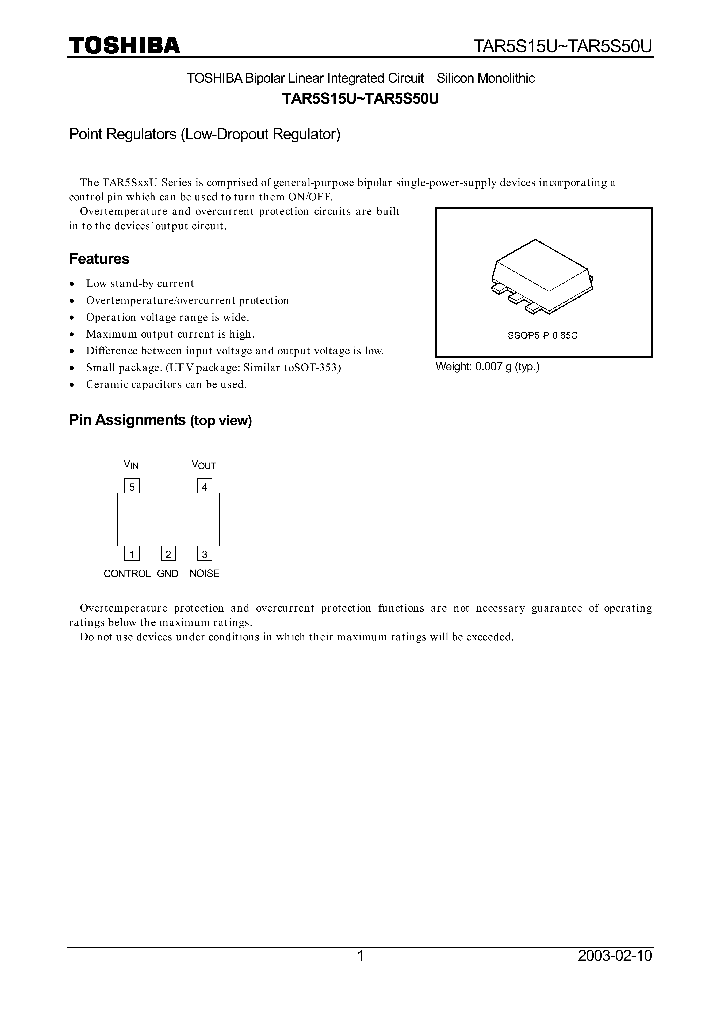 TAR5S20U_527845.PDF Datasheet