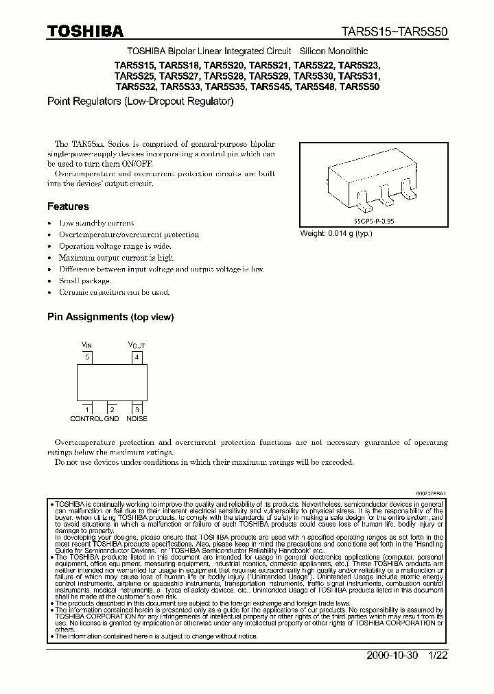 TAR5S23_527850.PDF Datasheet