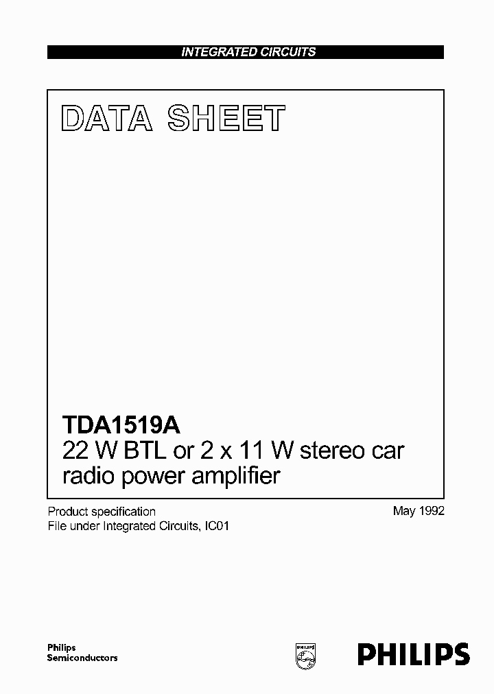 TDA1519A_494108.PDF Datasheet