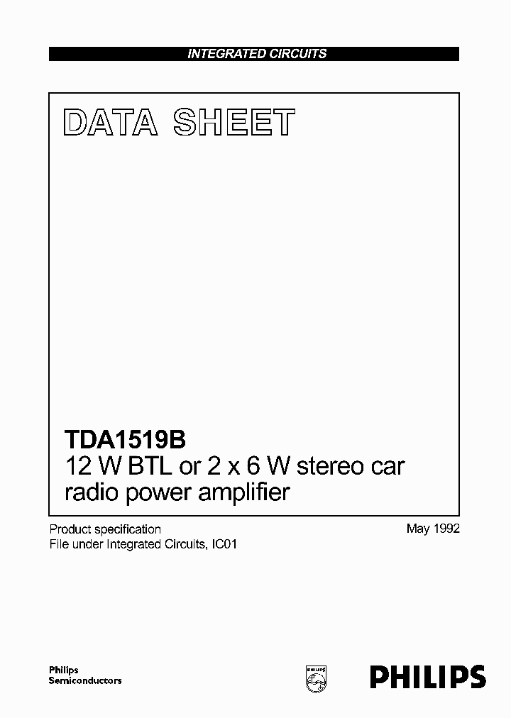 TDA1519B_493074.PDF Datasheet