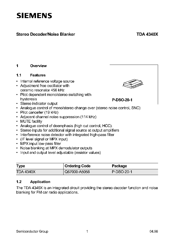 TDA4340X_490196.PDF Datasheet
