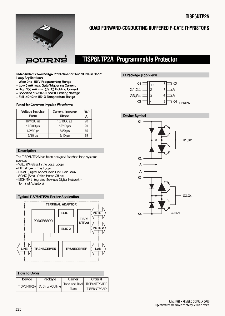 TISP6NTP2A_525546.PDF Datasheet