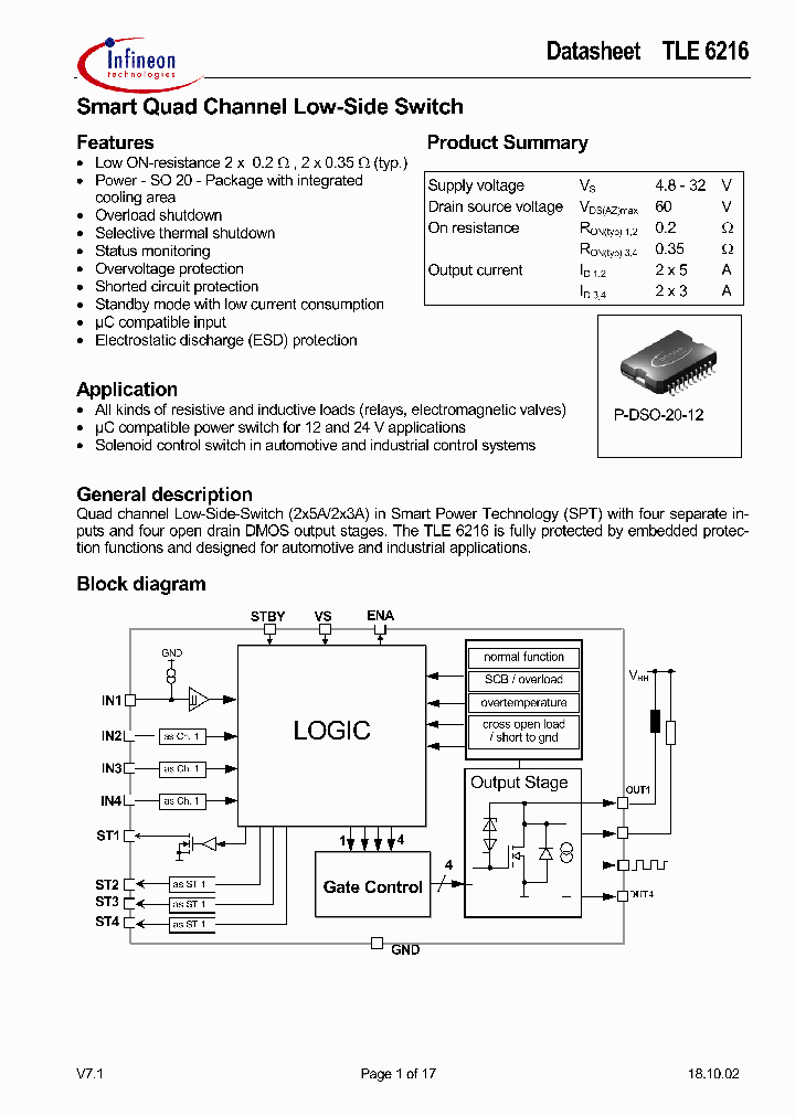 TLE6216C_506805.PDF Datasheet
