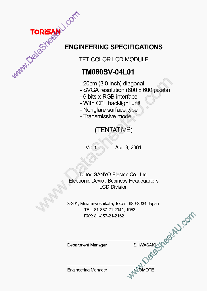 TM080SV04L01_516054.PDF Datasheet