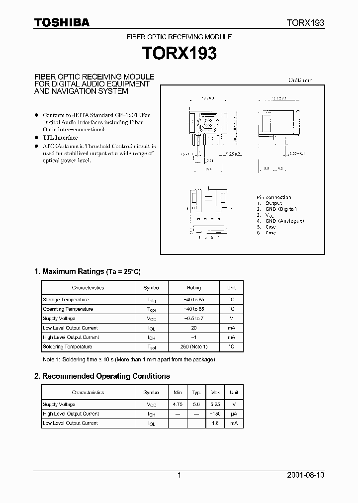 TORX193_518787.PDF Datasheet