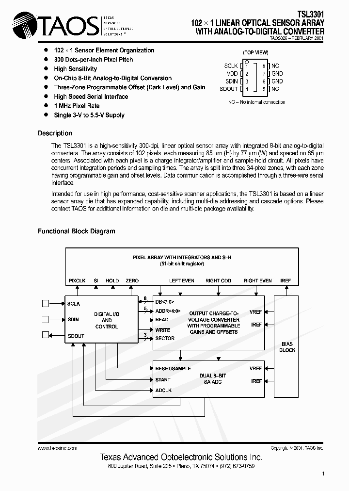 TSL3301_533991.PDF Datasheet