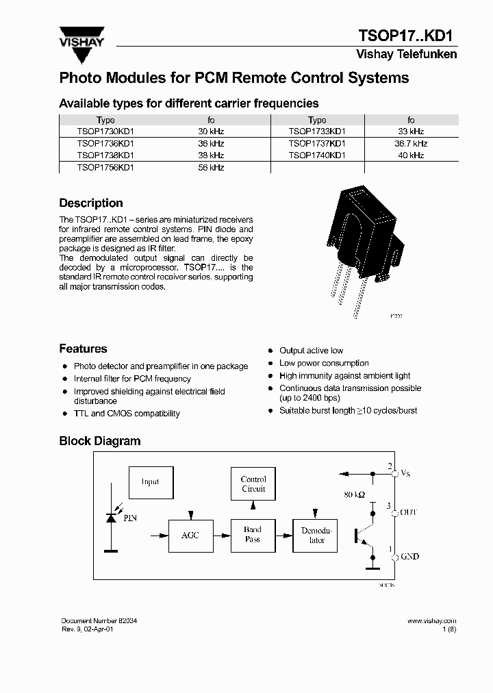 TSOP1756KD1_488518.PDF Datasheet