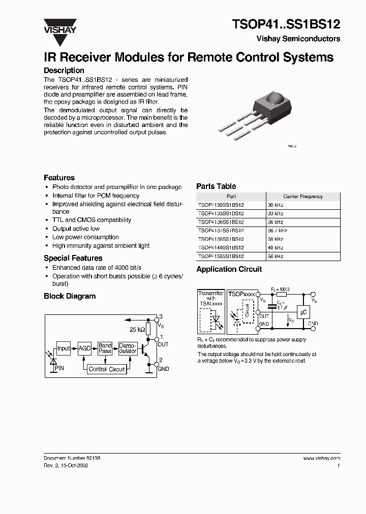 TSOP4133SS1BS12_547015.PDF Datasheet