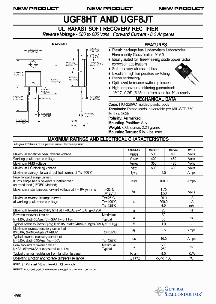 UGF8JT_495559.PDF Datasheet