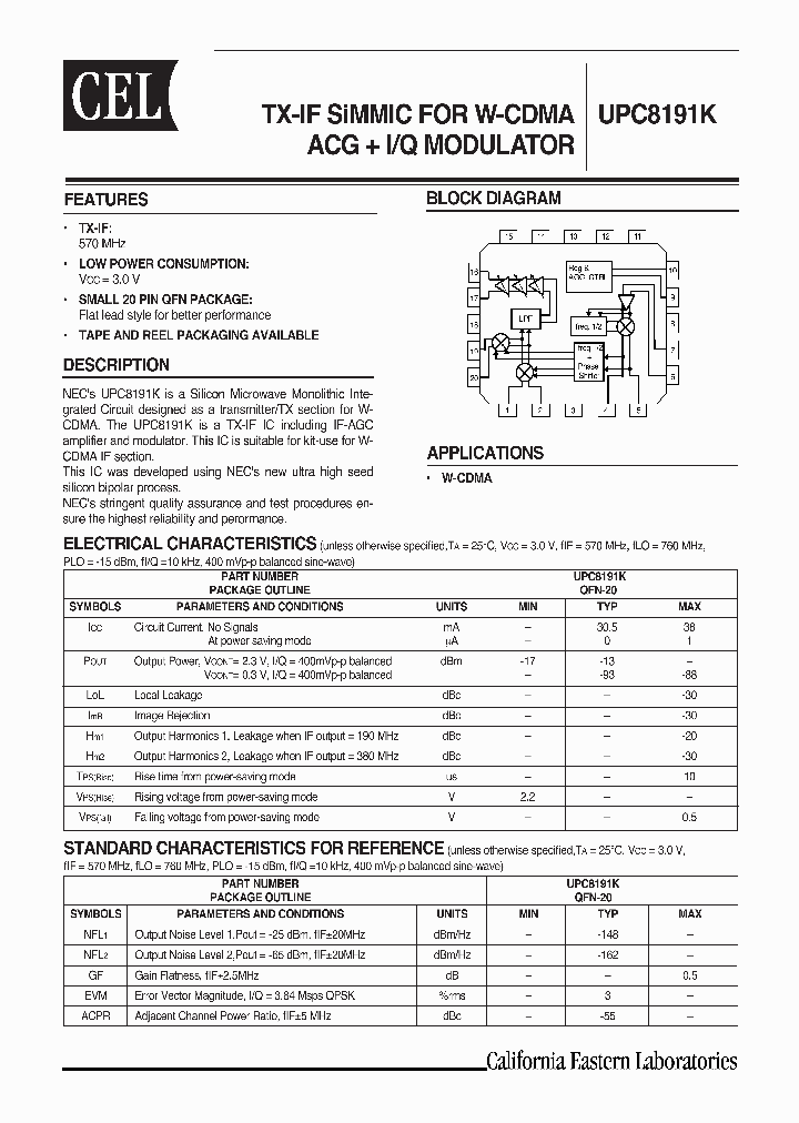 UPC8191K_547296.PDF Datasheet