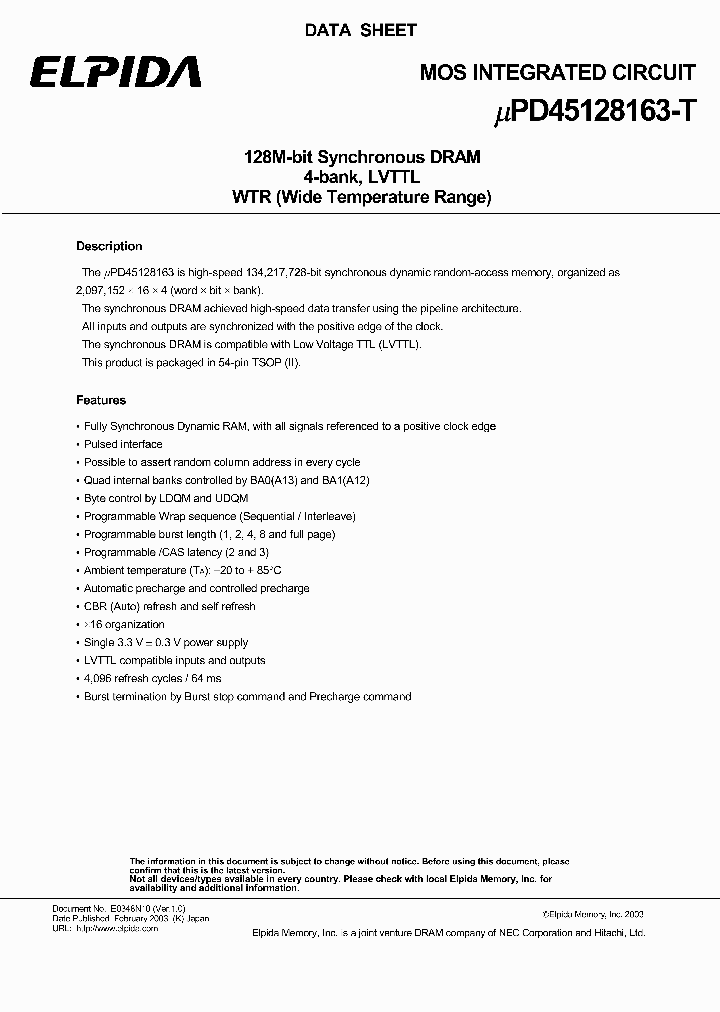 UPD45128163-T_515112.PDF Datasheet