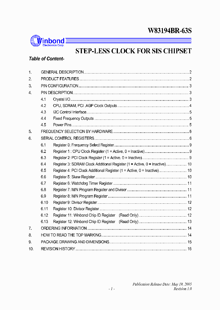 W83194BR-B63S_505692.PDF Datasheet