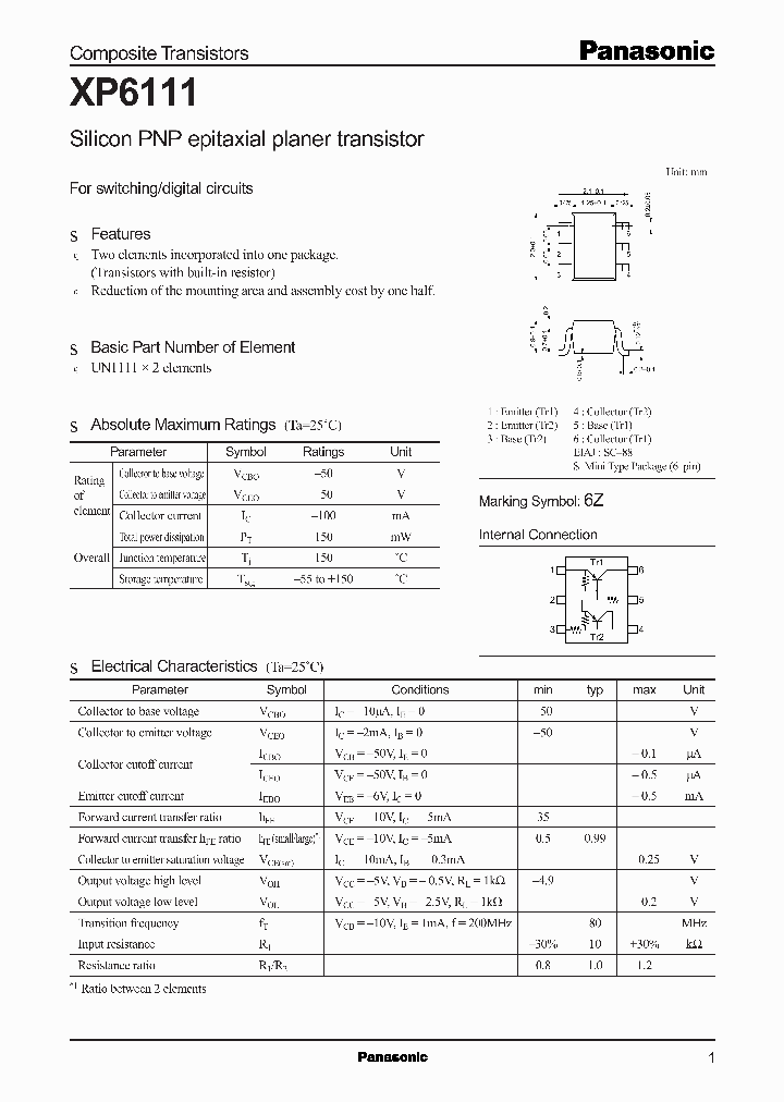 XP6111_544556.PDF Datasheet