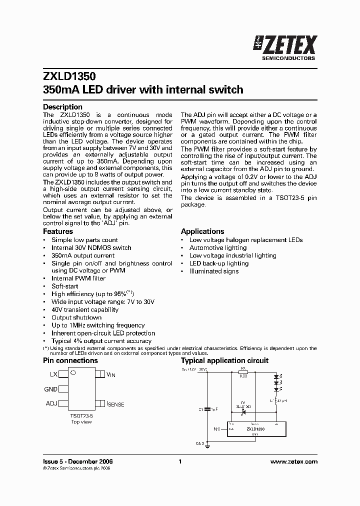ZXLD1350_524709.PDF Datasheet