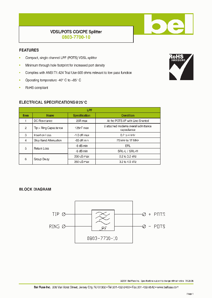 0803-7700-10_668315.PDF Datasheet