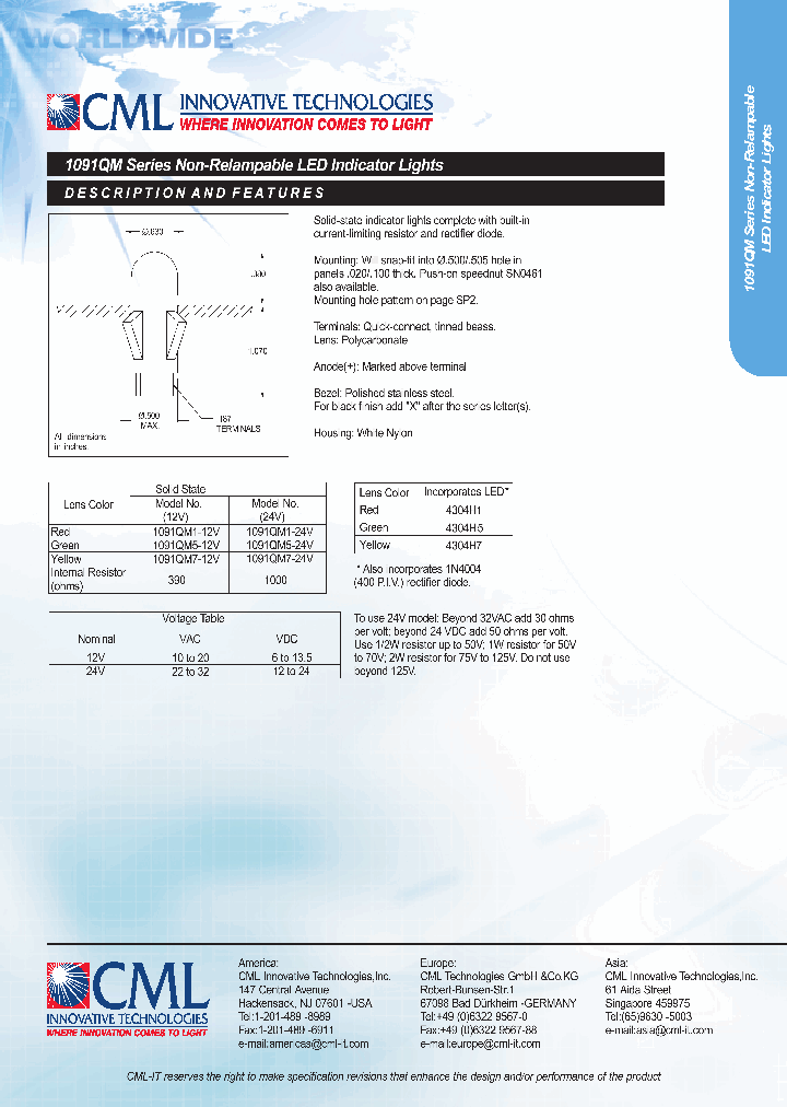 1091QM5-12V_680069.PDF Datasheet