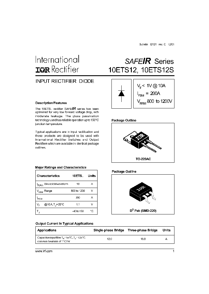 10ETS08S_710250.PDF Datasheet