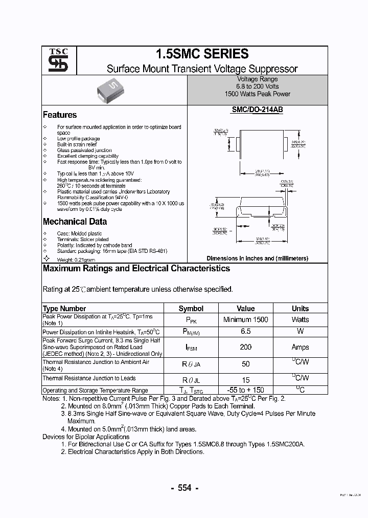 15SMC82CA_377795.PDF Datasheet