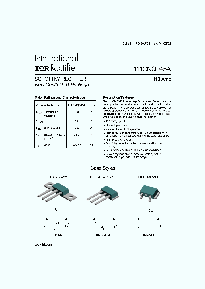 111CNQ045ASM_718502.PDF Datasheet