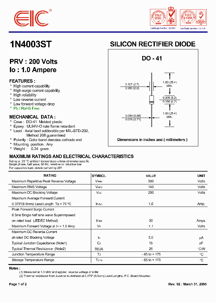 1N4003ST_632706.PDF Datasheet