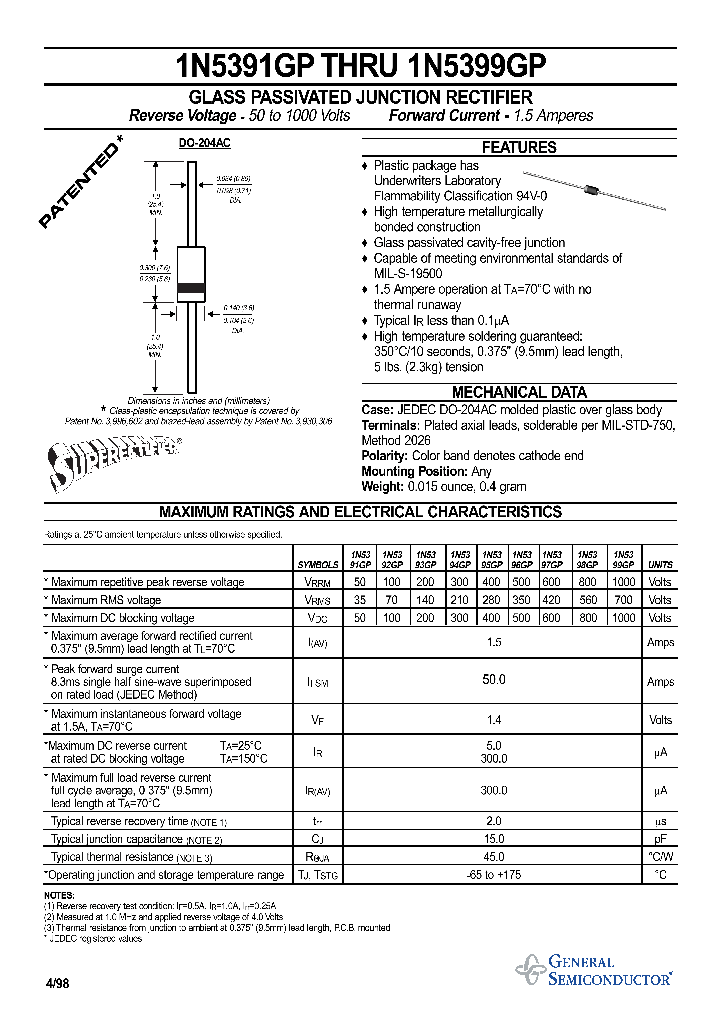 1N5393GP_756193.PDF Datasheet