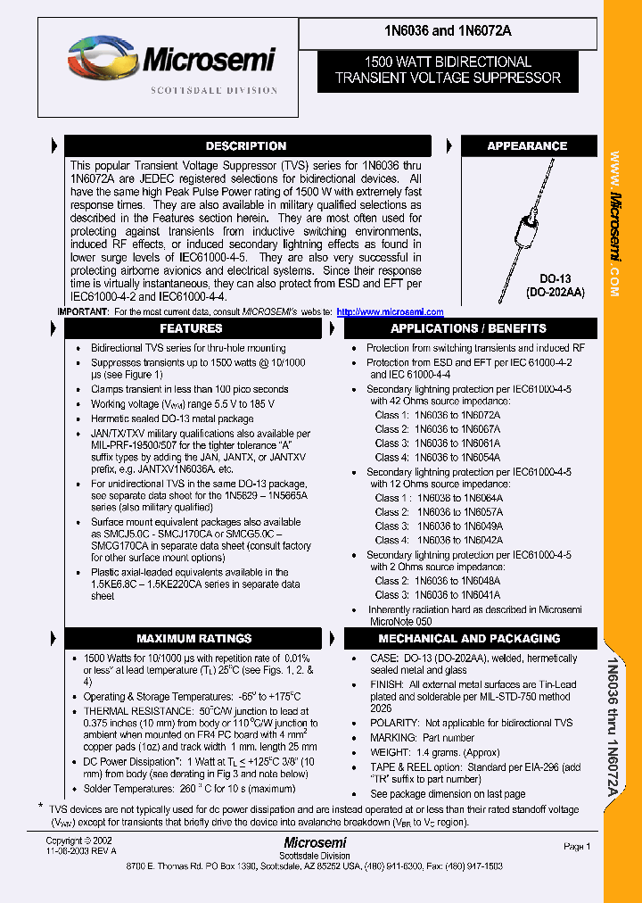 JAN1N6059_303565.PDF Datasheet