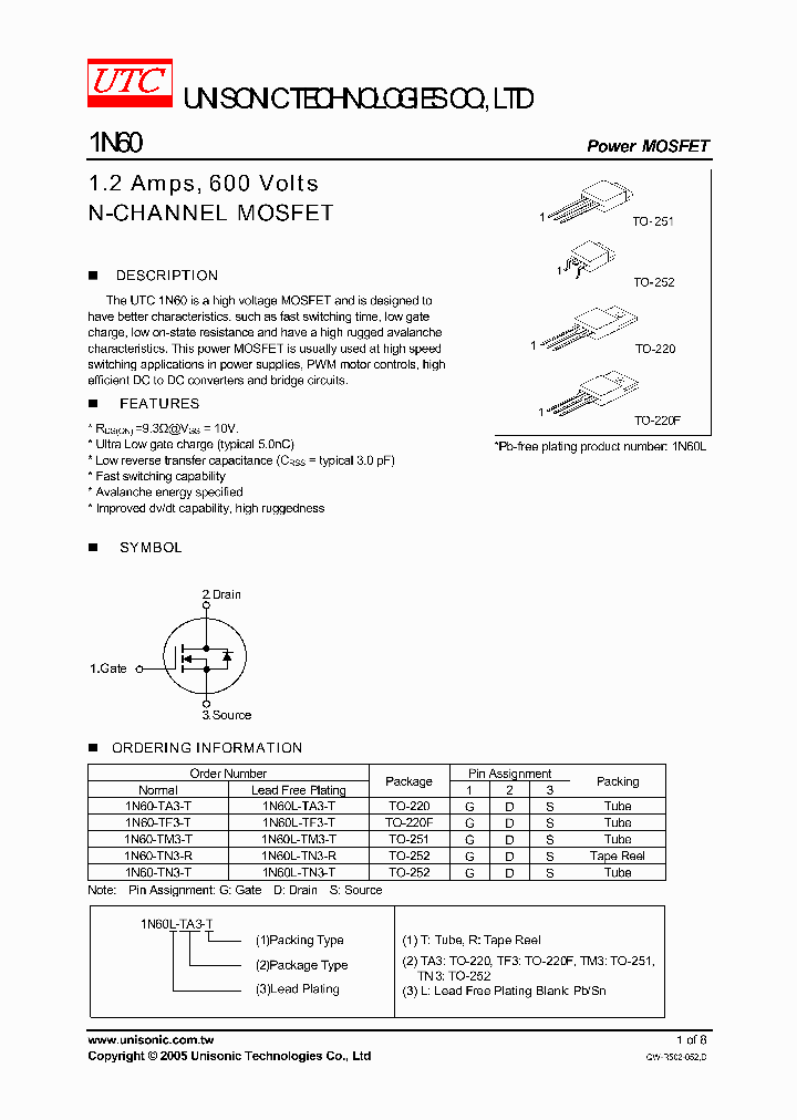 1N60-TA3-T_750232.PDF Datasheet