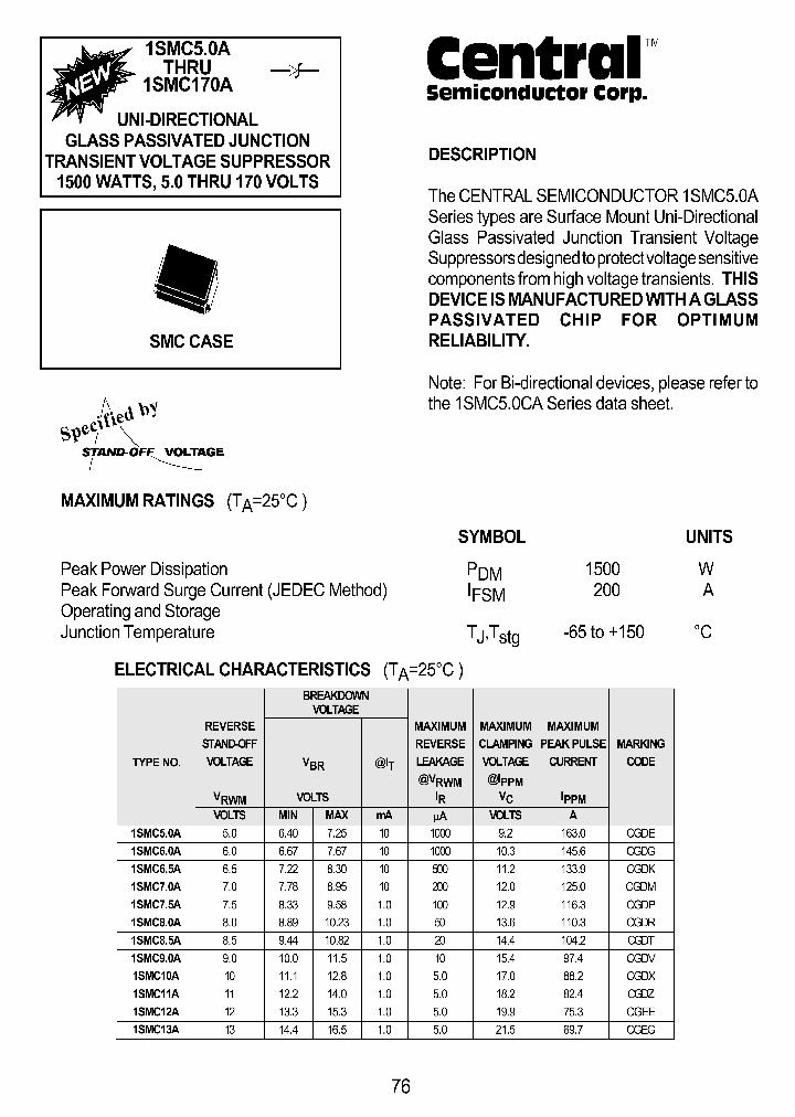 1SMC51A_170299.PDF Datasheet