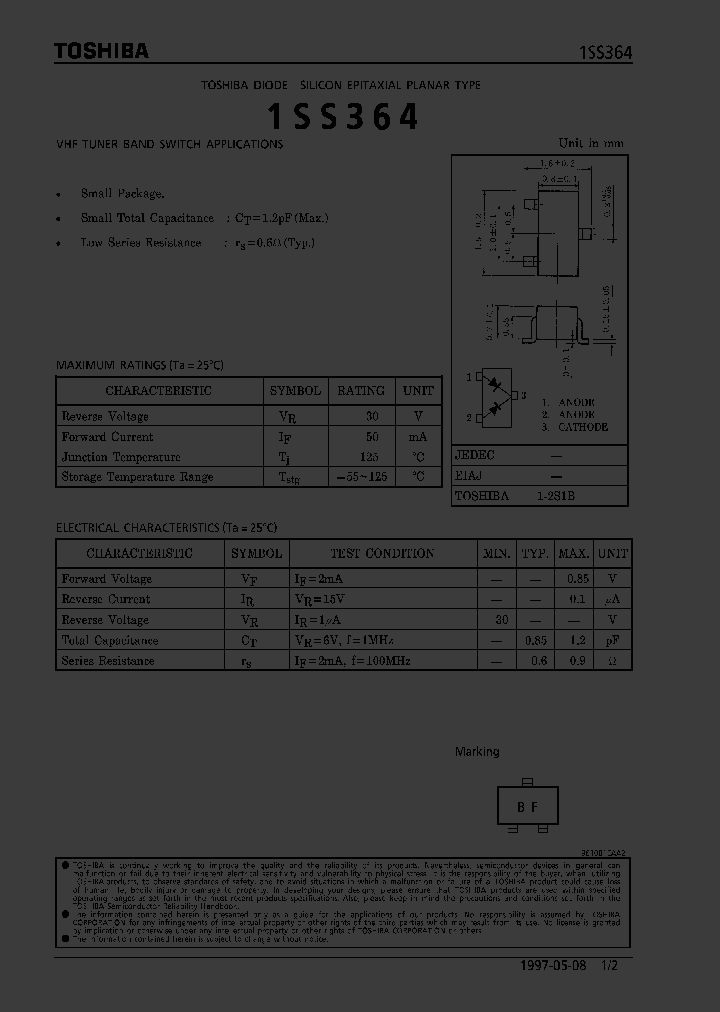 1SS364_586950.PDF Datasheet