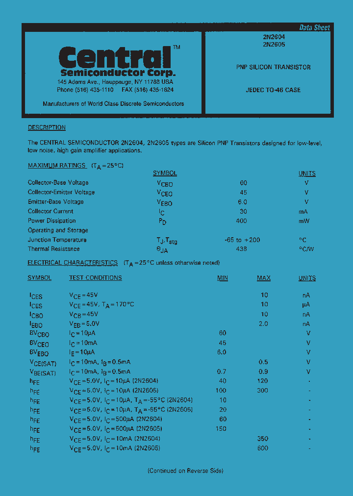 2N2604_730075.PDF Datasheet