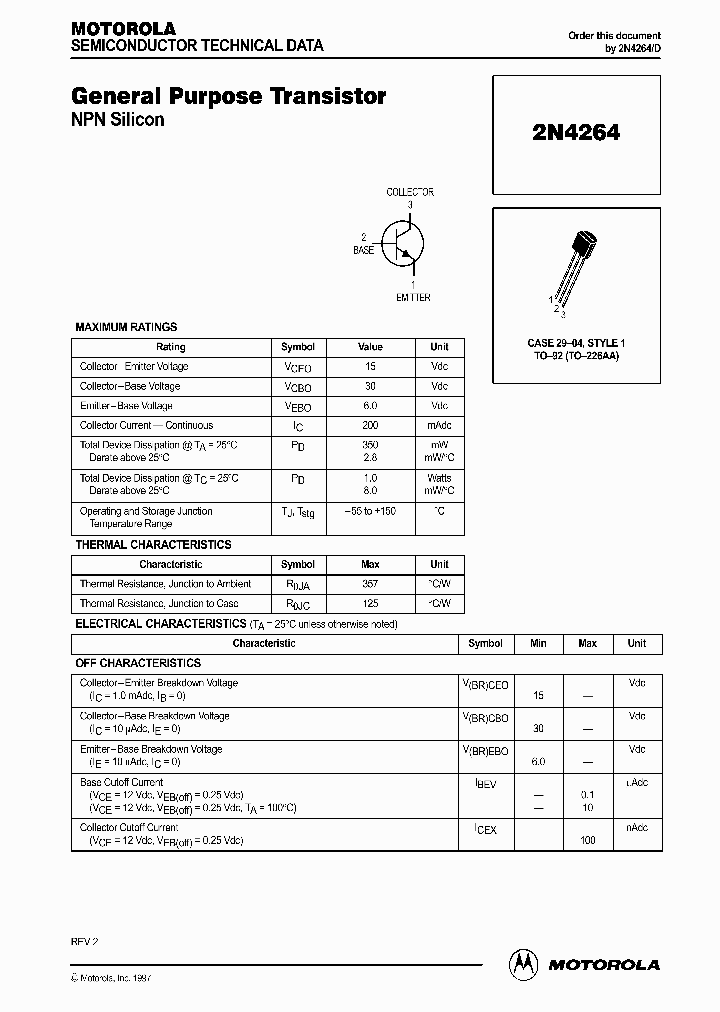 2N4264_341656.PDF Datasheet