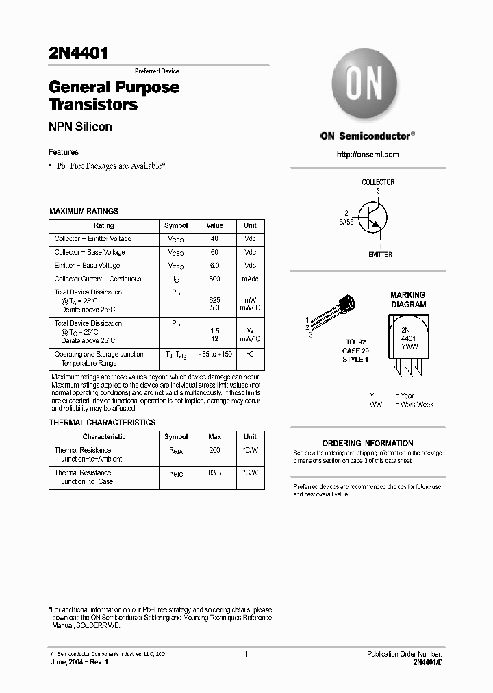 2N4401RLRA_627940.PDF Datasheet