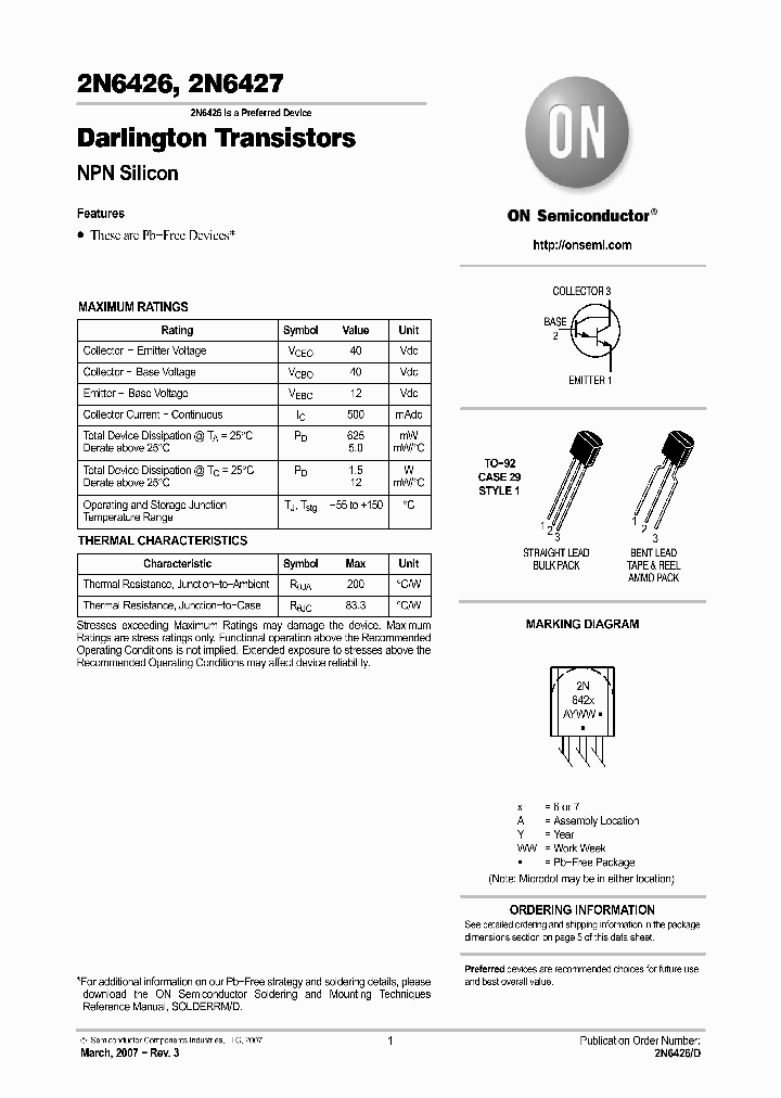 2N6426RLRAG_739828.PDF Datasheet
