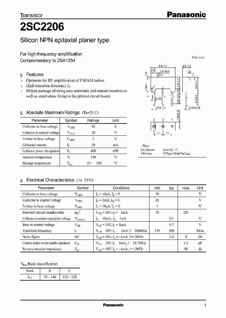 2SC2206_371613.PDF Datasheet