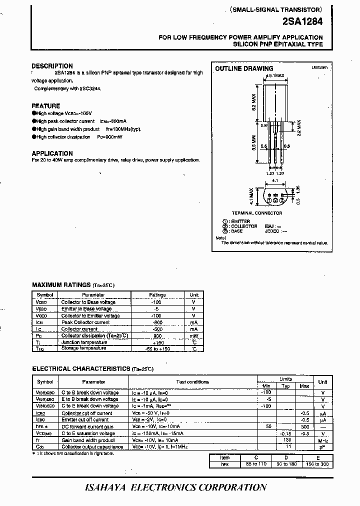 2SA1284_561928.PDF Datasheet