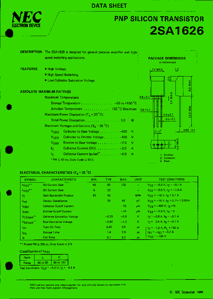2SA1626_776542.PDF Datasheet