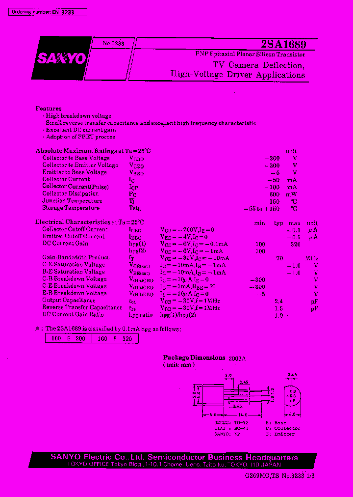 2SA1689_776551.PDF Datasheet