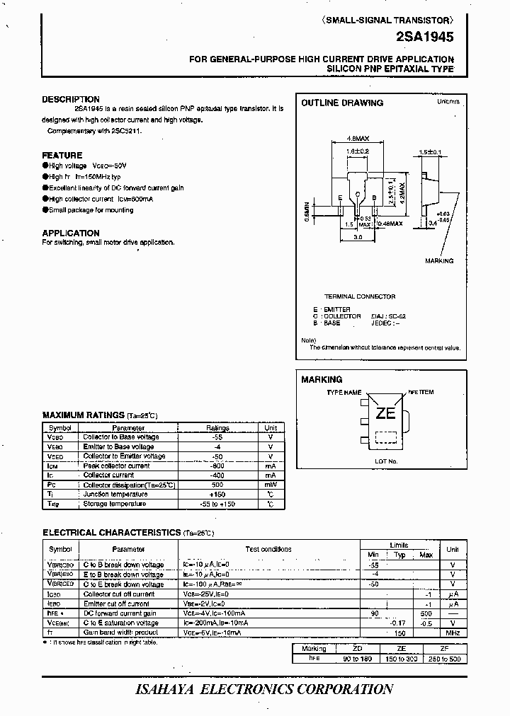 2SA1945_569584.PDF Datasheet